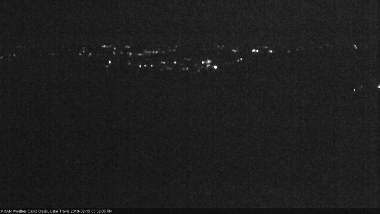 Lake Travis webcam, February 15, 2019 7:55 PM CT