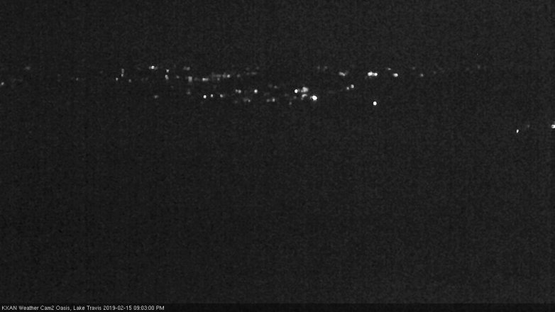 Lake Travis webcam, February 15, 2019 8:05 PM CT