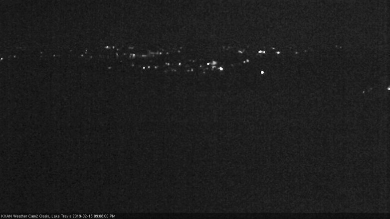 Lake Travis webcam, February 15, 2019 8:10 PM CT