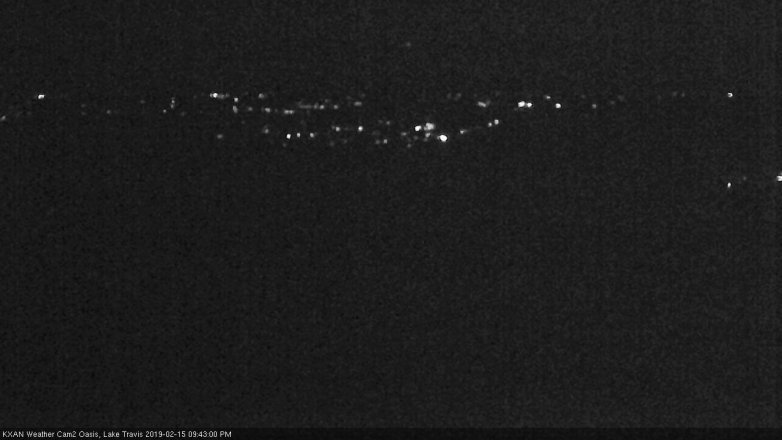Lake Travis webcam, February 15, 2019 8:45 PM CT