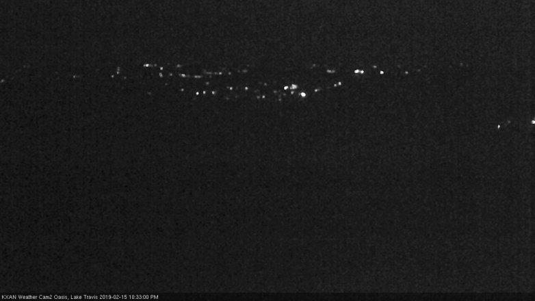 Lake Travis webcam, February 15, 2019 9:35 PM CT