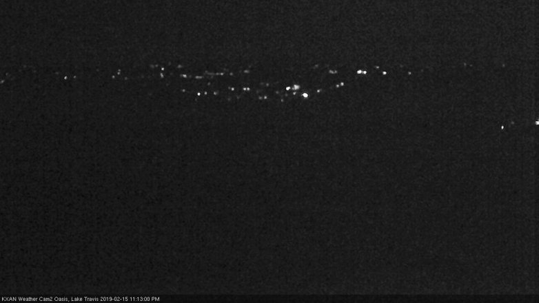 Lake Travis webcam, February 15, 2019 10:15 PM CT