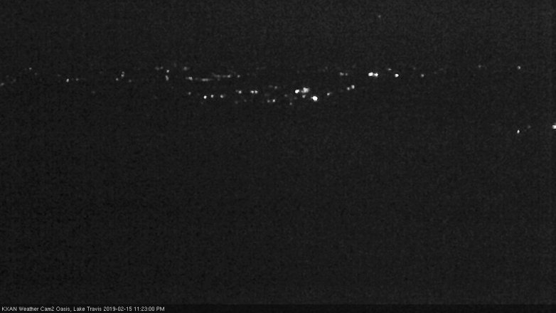 Lake Travis webcam, February 15, 2019 10:25 PM CT