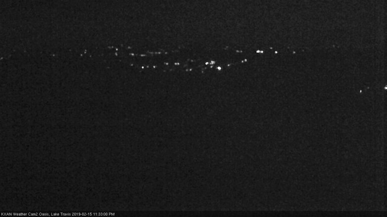 Lake Travis webcam, February 15, 2019 10:35 PM CT