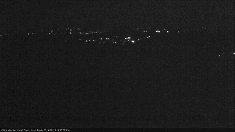 Lake Travis webcam, February 15, 2019 10:40 PM CT