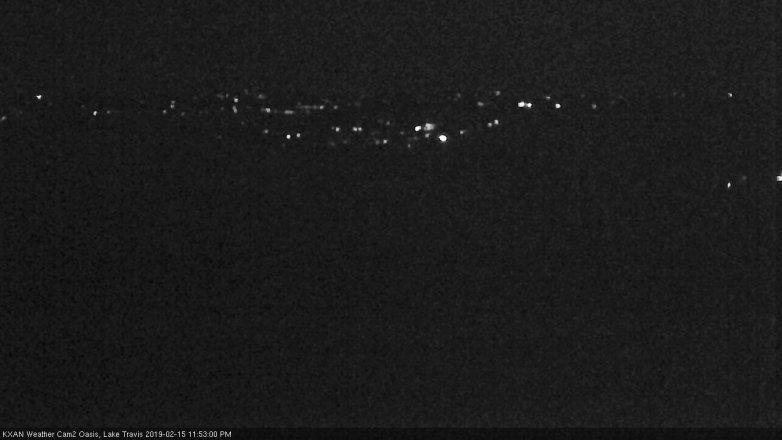 Lake Travis webcam, February 15, 2019 10:55 PM CT