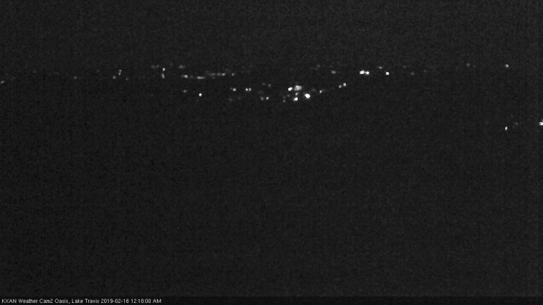 Lake Travis webcam, February 15, 2019 11:20 PM CT