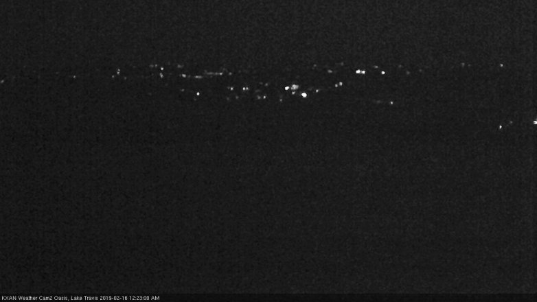 Lake Travis webcam, February 15, 2019 11:25 PM CT