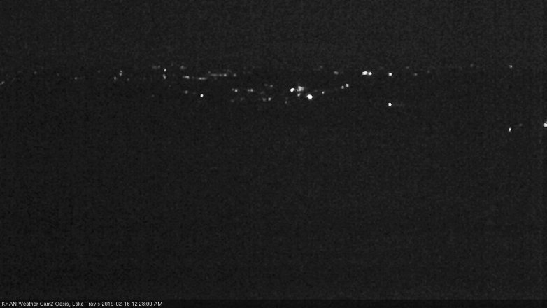 Lake Travis webcam, February 15, 2019 11:30 PM CT