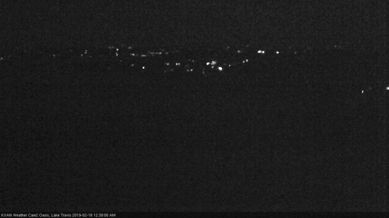 Lake Travis webcam, February 15, 2019 11:40 PM CT