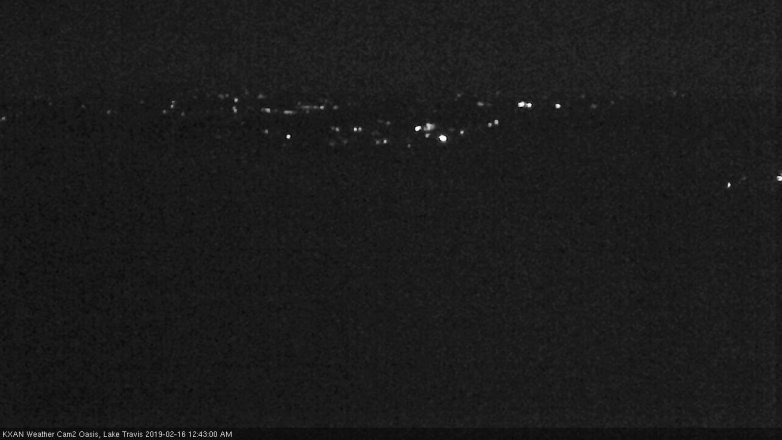 Lake Travis webcam, February 15, 2019 11:45 PM CT
