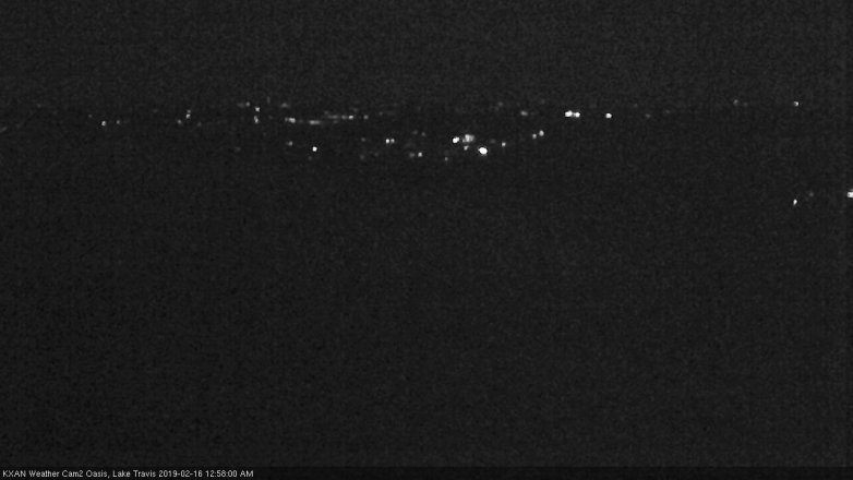 Lake Travis webcam, February 15, 2019 12:00 AM CT