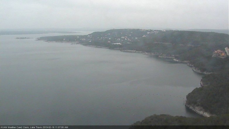 Lake Travis webcam, February 16, 2019 10:10 AM CT