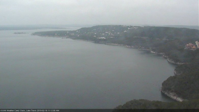Lake Travis webcam, February 16, 2019 10:15 AM CT