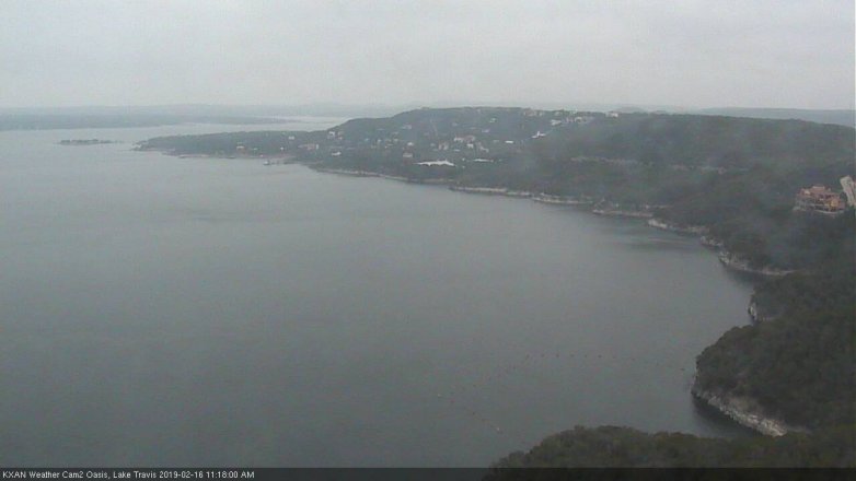 Lake Travis webcam, February 16, 2019 10:20 AM CT