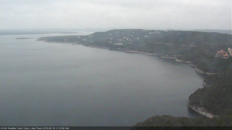 Lake Travis webcam, February 16, 2019 10:25 AM CT