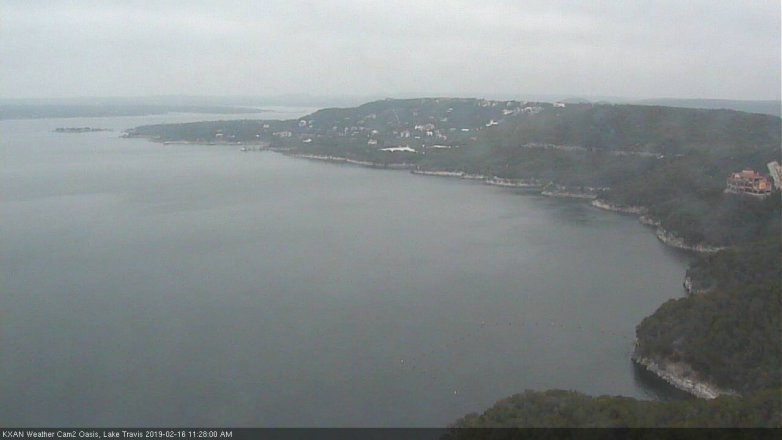 Lake Travis webcam, February 16, 2019 10:30 AM CT