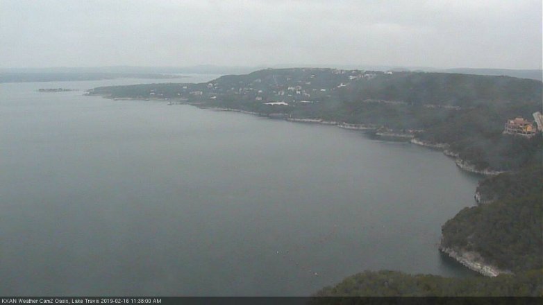 Lake Travis webcam, February 16, 2019 10:40 AM CT