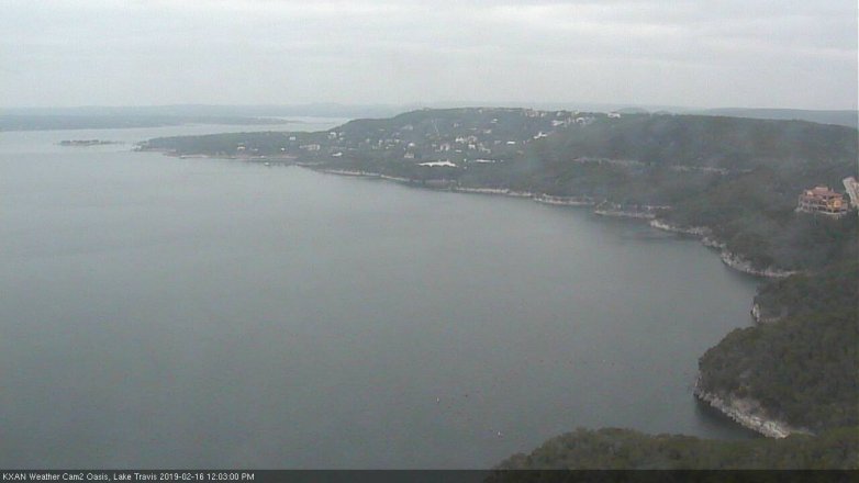 Lake Travis webcam, February 16, 2019 11:05 AM CT