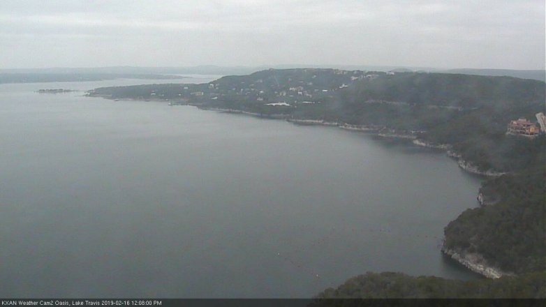 Lake Travis webcam, February 16, 2019 11:10 AM CT
