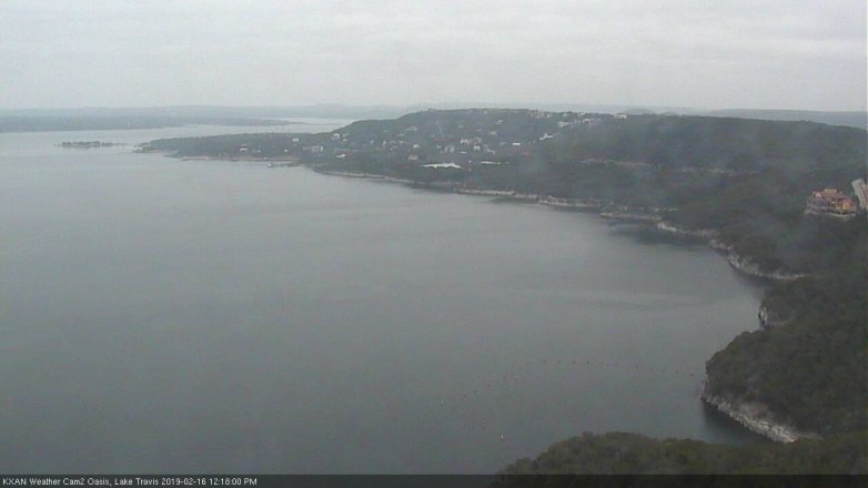 Lake Travis webcam, February 16, 2019 11:20 AM CT