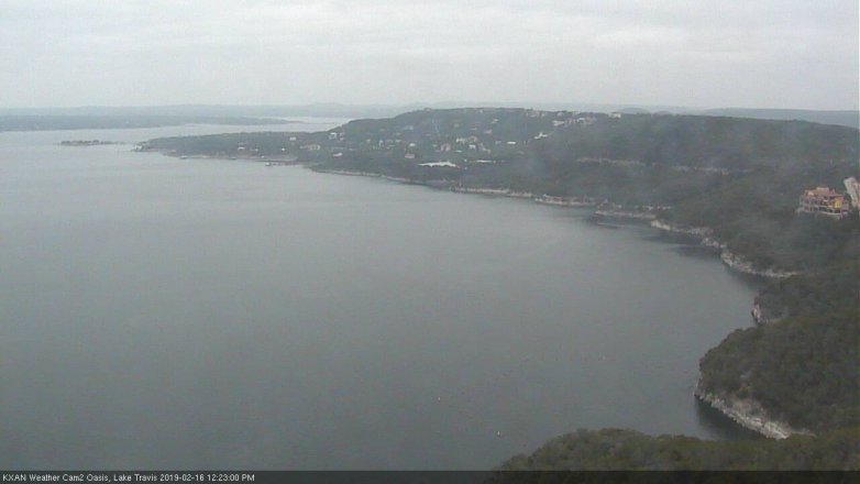 Lake Travis webcam, February 16, 2019 11:25 AM CT