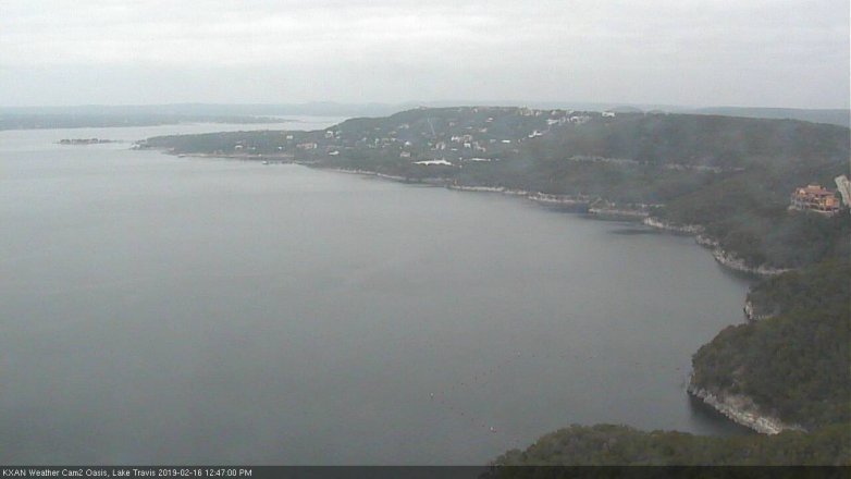 Lake Travis webcam, February 16, 2019 11:50 AM CT