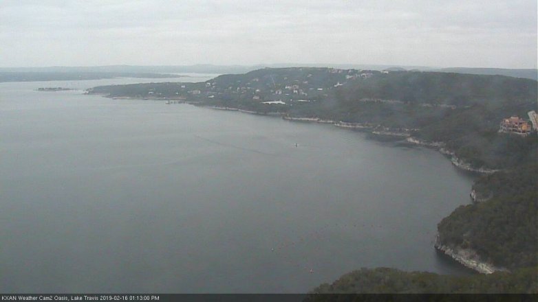 Lake Travis webcam, February 16, 2019 12:15 PM CT