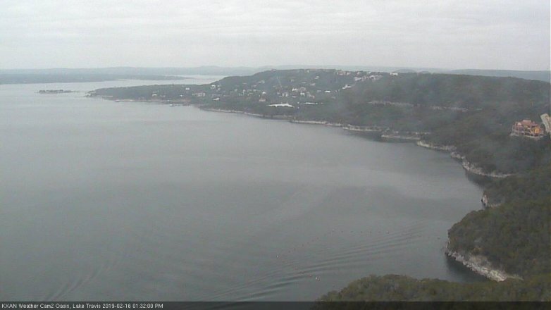 Lake Travis webcam, February 16, 2019 12:35 PM CT