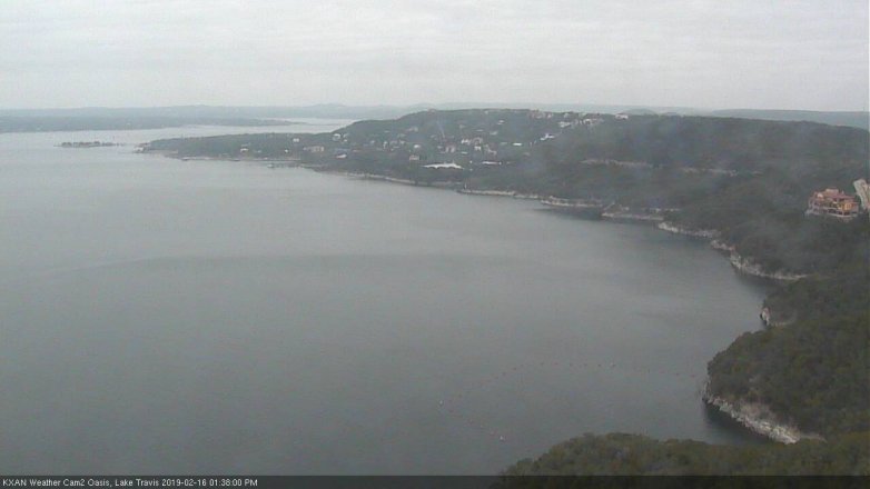Lake Travis webcam, February 16, 2019 12:40 PM CT