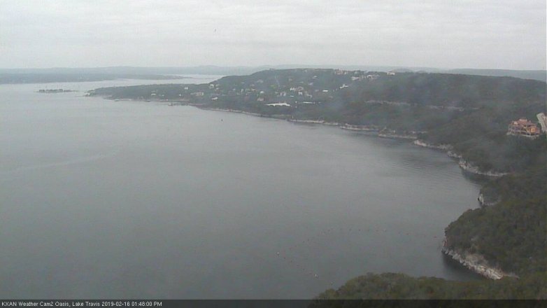 Lake Travis webcam, February 16, 2019 12:50 PM CT