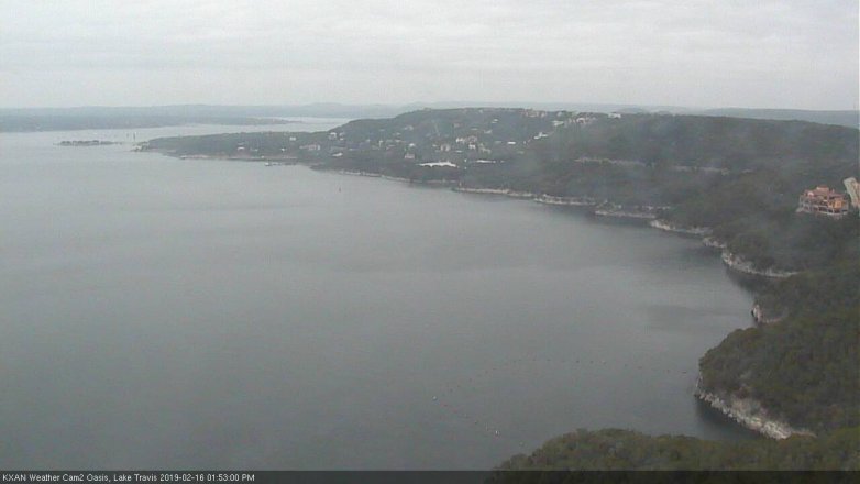 Lake Travis webcam, February 16, 2019 12:55 PM CT
