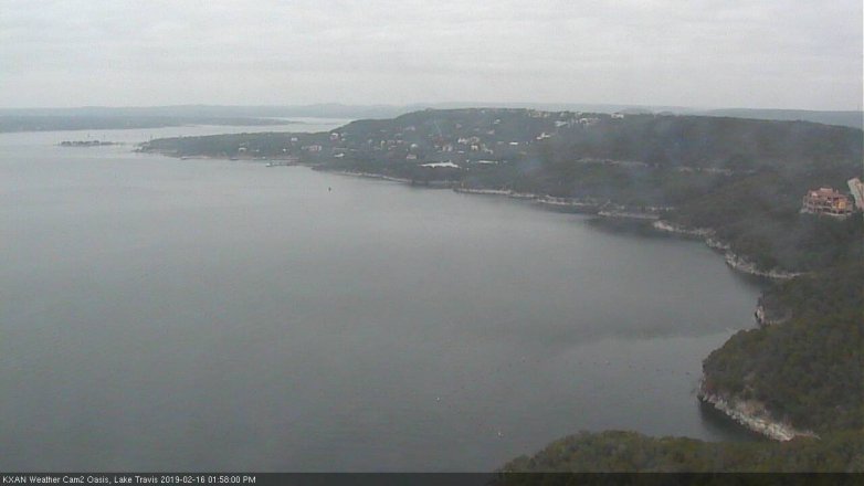 Lake Travis webcam, February 16, 2019 1:00 PM CT
