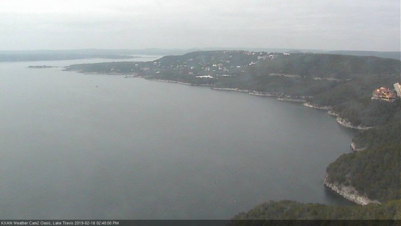 Lake Travis webcam, February 16, 2019 1:50 PM CT