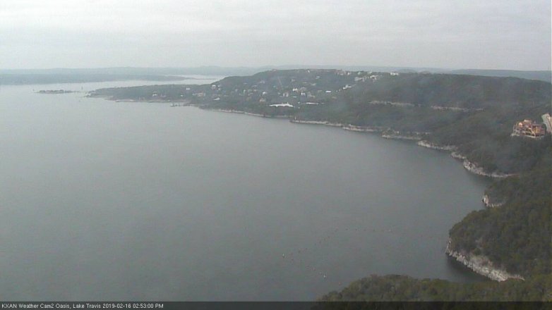 Lake Travis webcam, February 16, 2019 1:55 PM CT