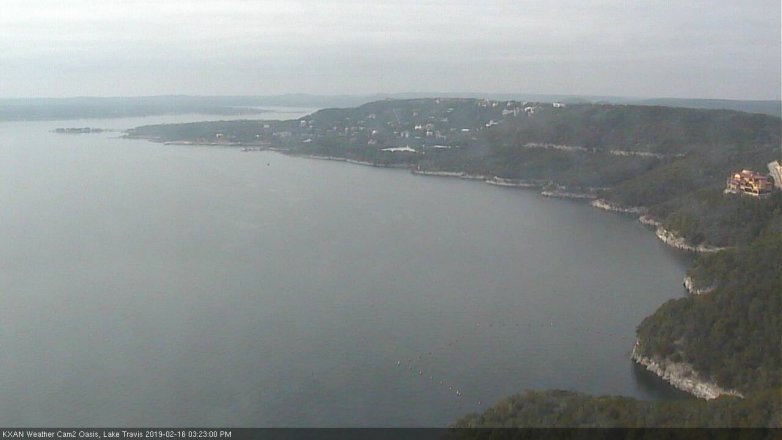 Lake Travis webcam, February 16, 2019 2:25 PM CT
