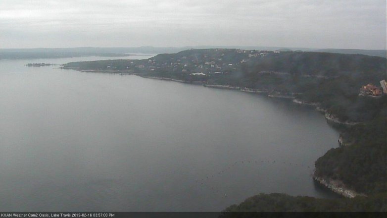 Lake Travis webcam, February 16, 2019 3:00 PM CT