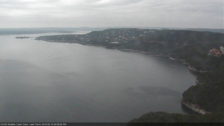 Lake Travis webcam, February 16, 2019 3:10 PM CT