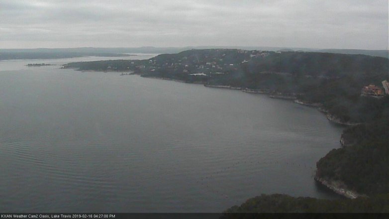Lake Travis webcam, February 16, 2019 3:30 PM CT
