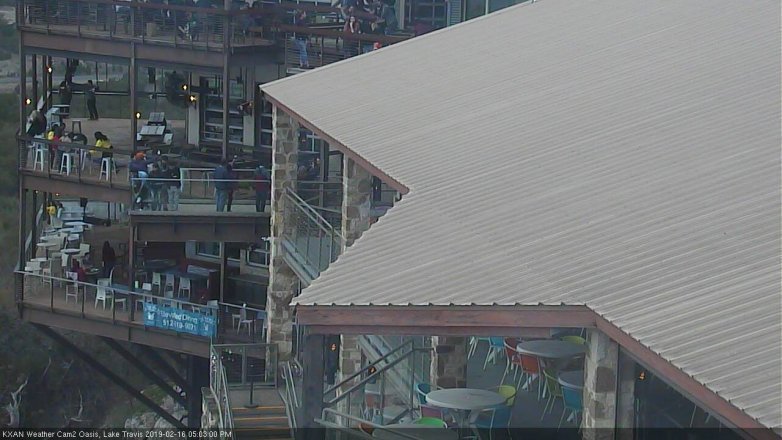 Lake Travis webcam, February 16, 2019 4:05 PM CT