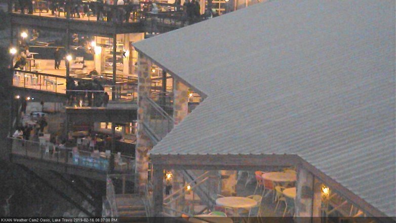 Lake Travis webcam, February 16, 2019 5:40 PM CT