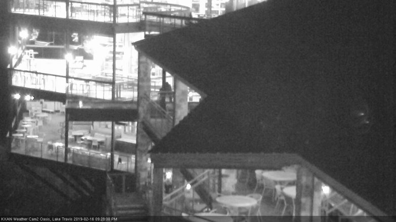 Lake Travis webcam, February 16, 2019 8:30 PM CT
