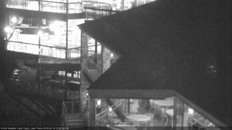 Lake Travis webcam, February 16, 2019 9:25 PM CT