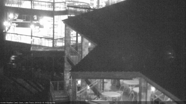 Lake Travis webcam, February 16, 2019 9:55 PM CT
