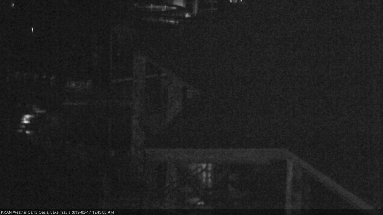 Lake Travis webcam, February 16, 2019 11:45 PM CT