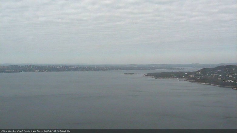Lake Travis webcam, February 17, 2019 10:00 AM CT