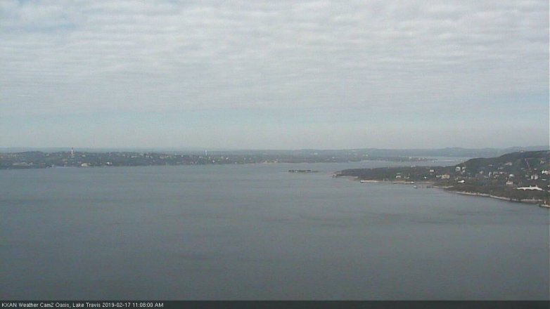 Lake Travis webcam, February 17, 2019 10:10 AM CT