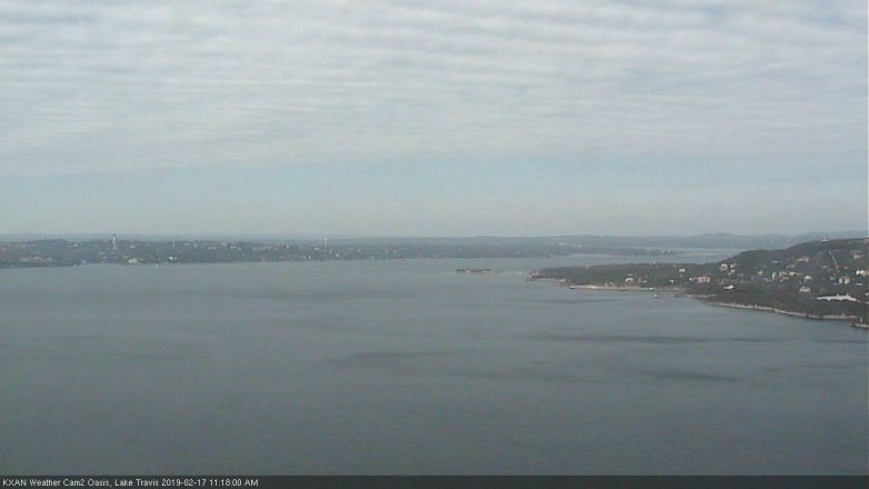Lake Travis webcam, February 17, 2019 10:20 AM CT