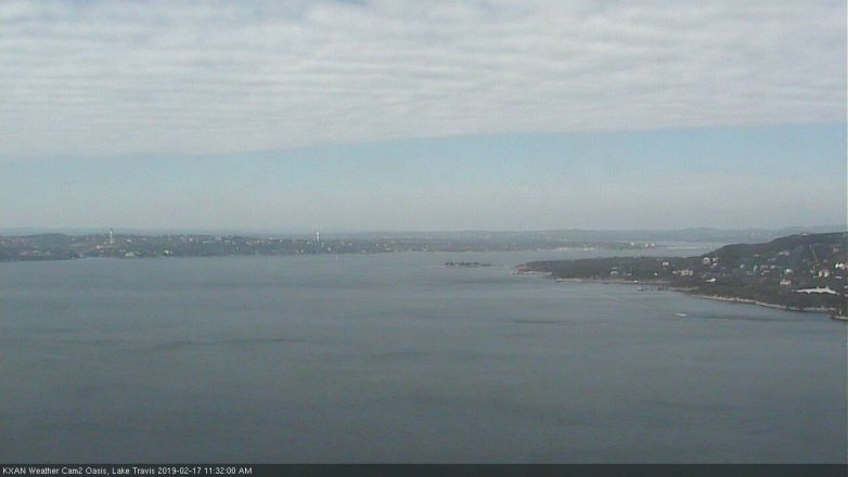 Lake Travis webcam, February 17, 2019 10:35 AM CT