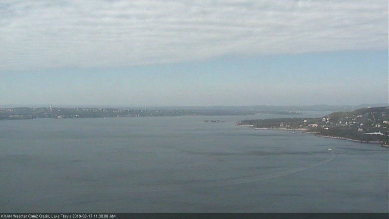 Lake Travis webcam, February 17, 2019 10:40 AM CT
